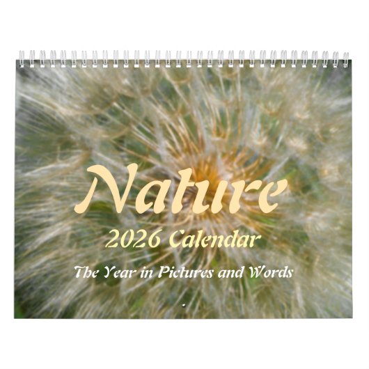 Nature The Year In Pictures And Words 2026 カレンダー (カバー)