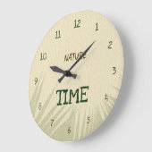 Nature Time Botanical ラージ壁時計 (傾斜)