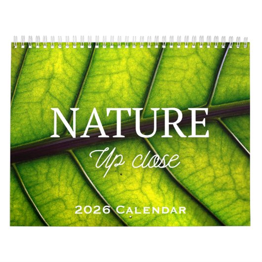 Nature Up Close 2026 Calendar カレンダー (カバー)