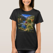 Nature Wilderness Scenery Mountains Waterfalls Tシャツ (正面)