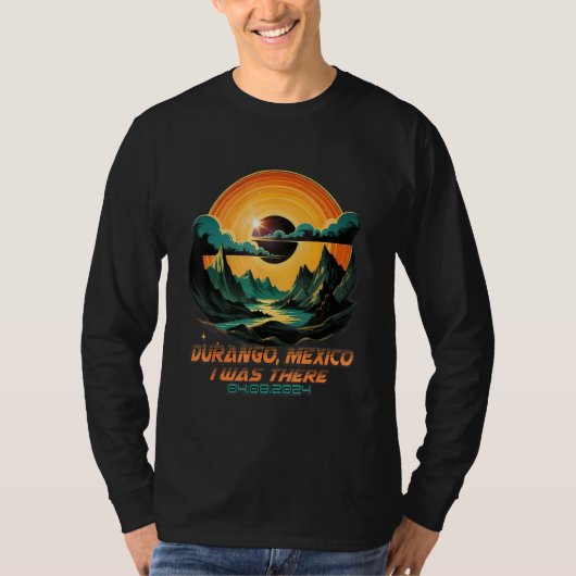 Nature Wildlife Total Solar Eclipse 2024 Durango M Tシャツ (正面)