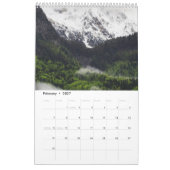 Nature wonderland v1 2023 calendar カレンダー (2月 2027)