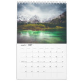 Nature wonderland v1 2023 calendar カレンダー (3月 2027)