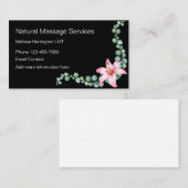 Naturelの美しいのマッサージ 名刺 (正面/裏面)