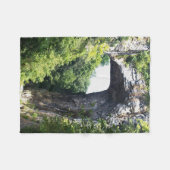 Nature's Archway - Natural Bridge フリースブランケット (正面(横))