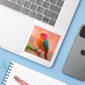 Nature's Beauty in One Frame シール (ノートパソコンとiPhone)