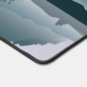 Nature's Beauty Mountain Reflection Desk Mat デスクマット (コーナー)