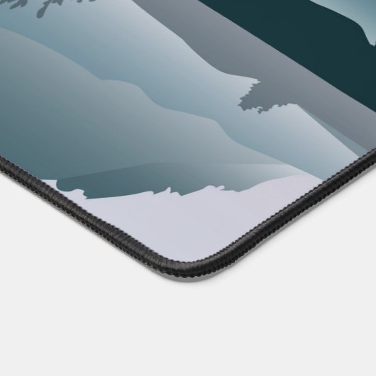 Nature's Beauty Mountain Reflection Desk Mat デスクマット (コーナー)