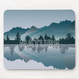 Nature's Beauty Mountain Reflection Mouse Pad マウスパッド