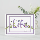 Nature's Delight-Baby shower:招待 招待状 (スタンド正面)