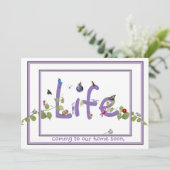 Nature's Delight-Baby shower:招待 招待状 (スタンド正面)