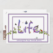 Nature's Delight-Baby shower:招待 招待状 (正面/裏面)