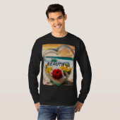 Nature's Heartbeat – 基本長袖Tシャツ(ウィット) Tシャツ (正面フル)