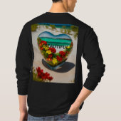 Nature's Heartbeat – 基本長袖Tシャツ(ウィット) Tシャツ (裏面)