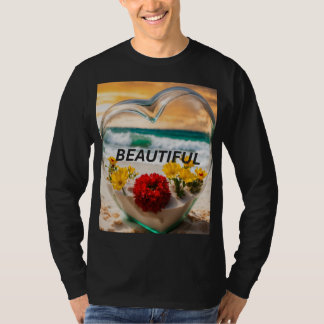 Nature's Heartbeat – 基本長袖Tシャツ(ウィット) Tシャツ