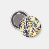 Nature's Imprints:フローラ葉シームレス。 マグネット (正面/裏面)