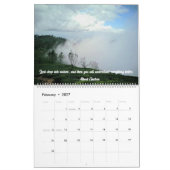 Nature's Inspiration: A Year of Motivation カスタム(自然 カレンダー (2月 2027)