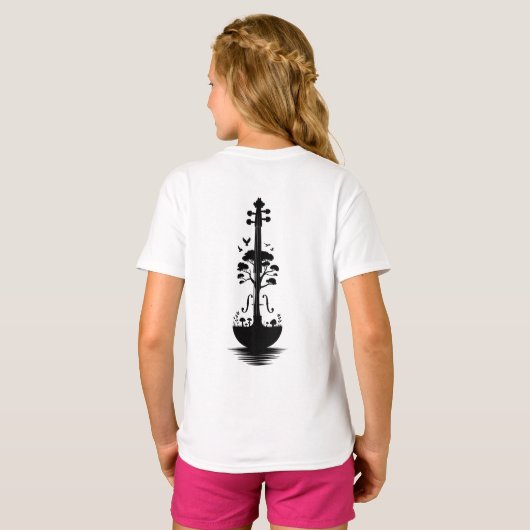 "Nature's Melody" Tシャツ (裏面フル)