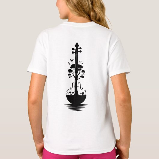 "Nature's Melody" Tシャツ (裏面)