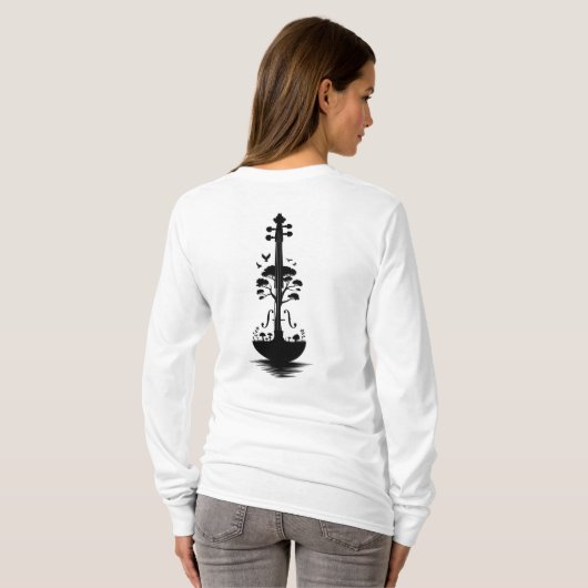 "Nature's Melody" Tシャツ (裏面フル)