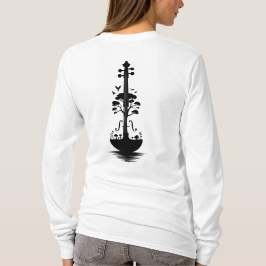 "Nature's Melody" Tシャツ (裏面)