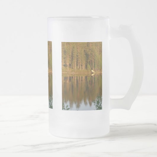 Nature's Reflections mug -スタイル、カラーを選択 フロストグラスビールジョッキ (右)