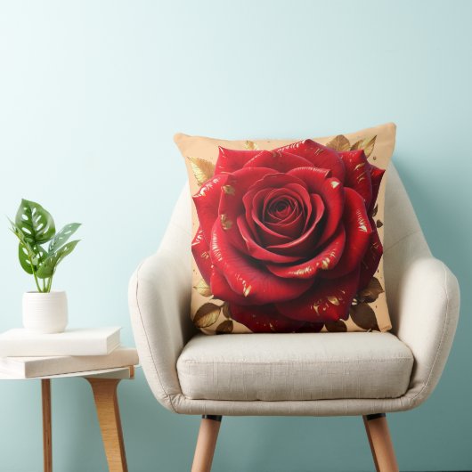 "Nature's Romantic Bloom" クッション (椅子)