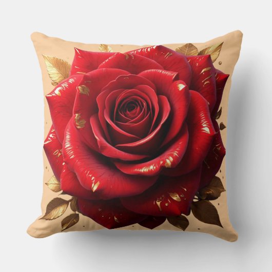 "Nature's Romantic Bloom" クッション (正面)