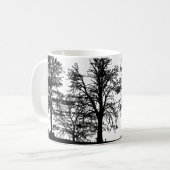 Nature's Serenity Coffee Mug – Tree & Forest Art コーヒーマグカップ (正面左)