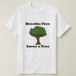 Naturist T-shirt "Saves the Earth" Tシャツ