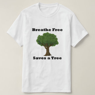 Naturist T-shirt "Saves the Earth" Tシャツ