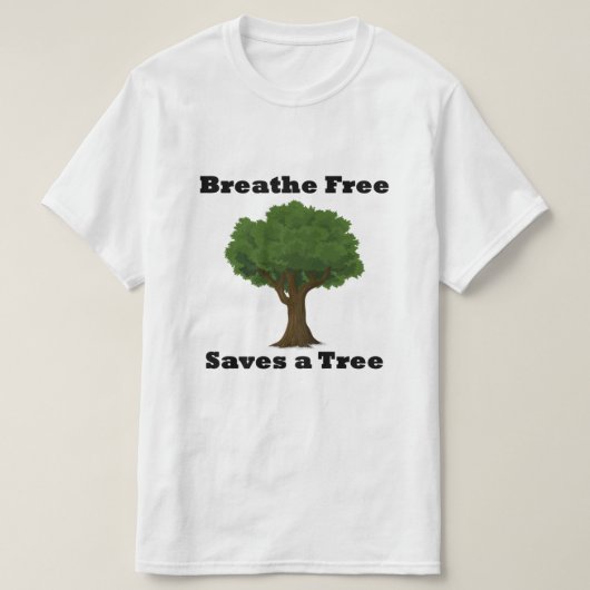 Naturist T-shirt "Saves the Earth" Tシャツ (デザイン正面)