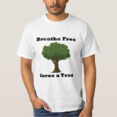 Naturist T-shirt "Saves the Earth" Tシャツ (正面)