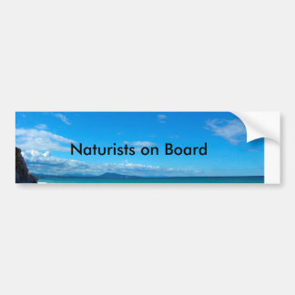 Naturists on Board バンパーステッカー