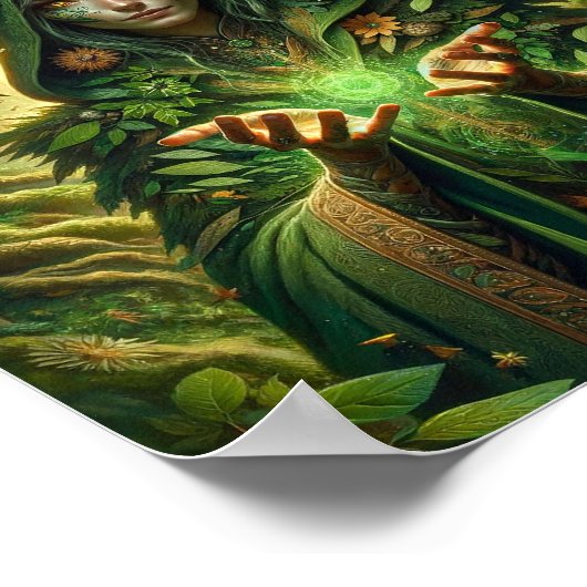 Naturmagierin: Verbindung zur Erde ポスター (角)