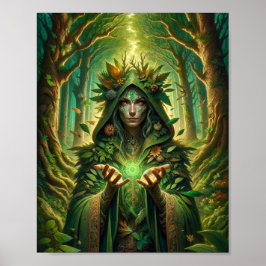 Naturmagierin: Verbindung zur Erde ポスター