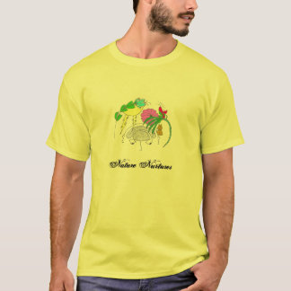 naturnurtures、自然は育てります tシャツ
