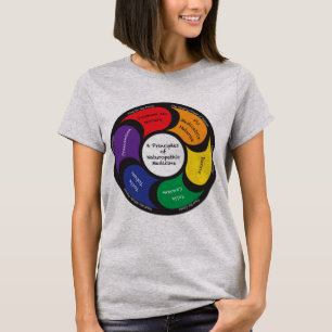Naturopathicの薬のTシャツの6つの原則 Tシャツ