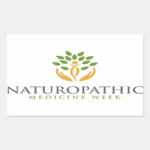 Naturopathicの薬週のステッカー 長方形シール