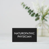 naturopathic医者 名刺 (スタンド正面)