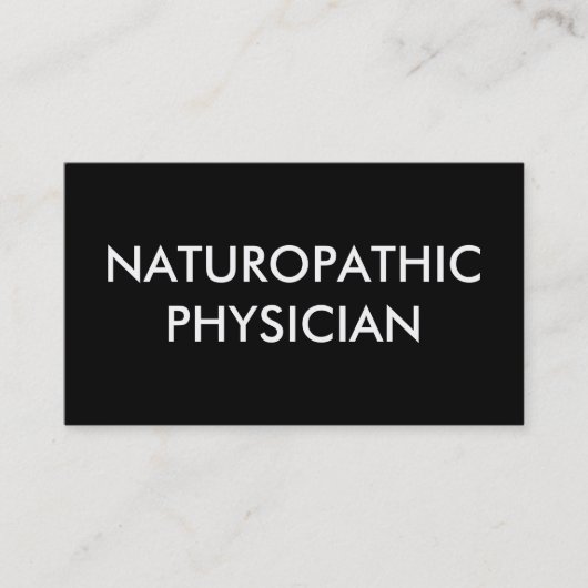 naturopathic医者 名刺 (正面)