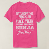 NATUROPATHIC PHYSICIAN 3 Tシャツ (デザイン正面)