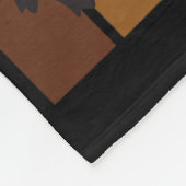 Naturopathic Physician Powerful Black History Mont フリースブランケット (角)