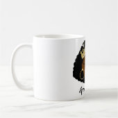 Naturtudeの女王の壮大な上昇のマグ コーヒーマグカップ (左)