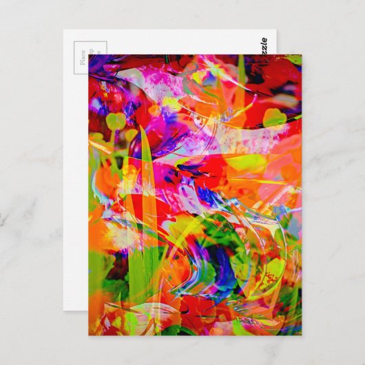 Natut Abstrakt 6 ポストカード (正面/裏面)