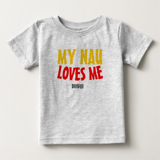 Nauの愛 ベビーTシャツ (正面)