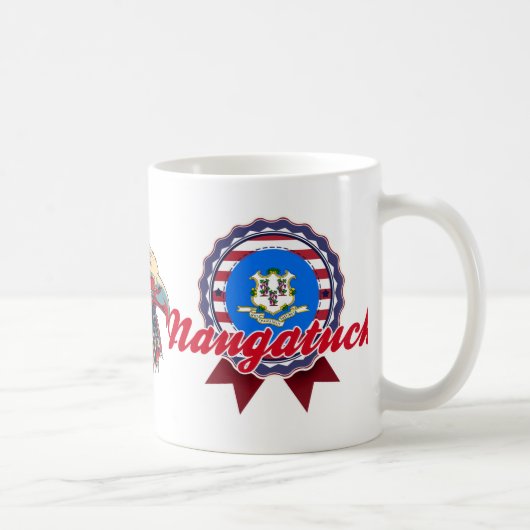 Naugatuck、CT コーヒーマグカップ (右)