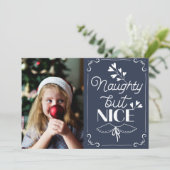 Naughty But Nice Christmas Photo Friendly シーズンカード (スタンド正面)