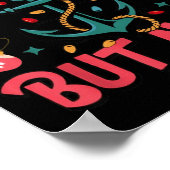 Naughty But Nice Funny Nautical Christmas Pun Joke ポスター (角)