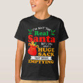 Naughty Christmas For Men Huge Package Sack Dirty  Tシャツ (正面)